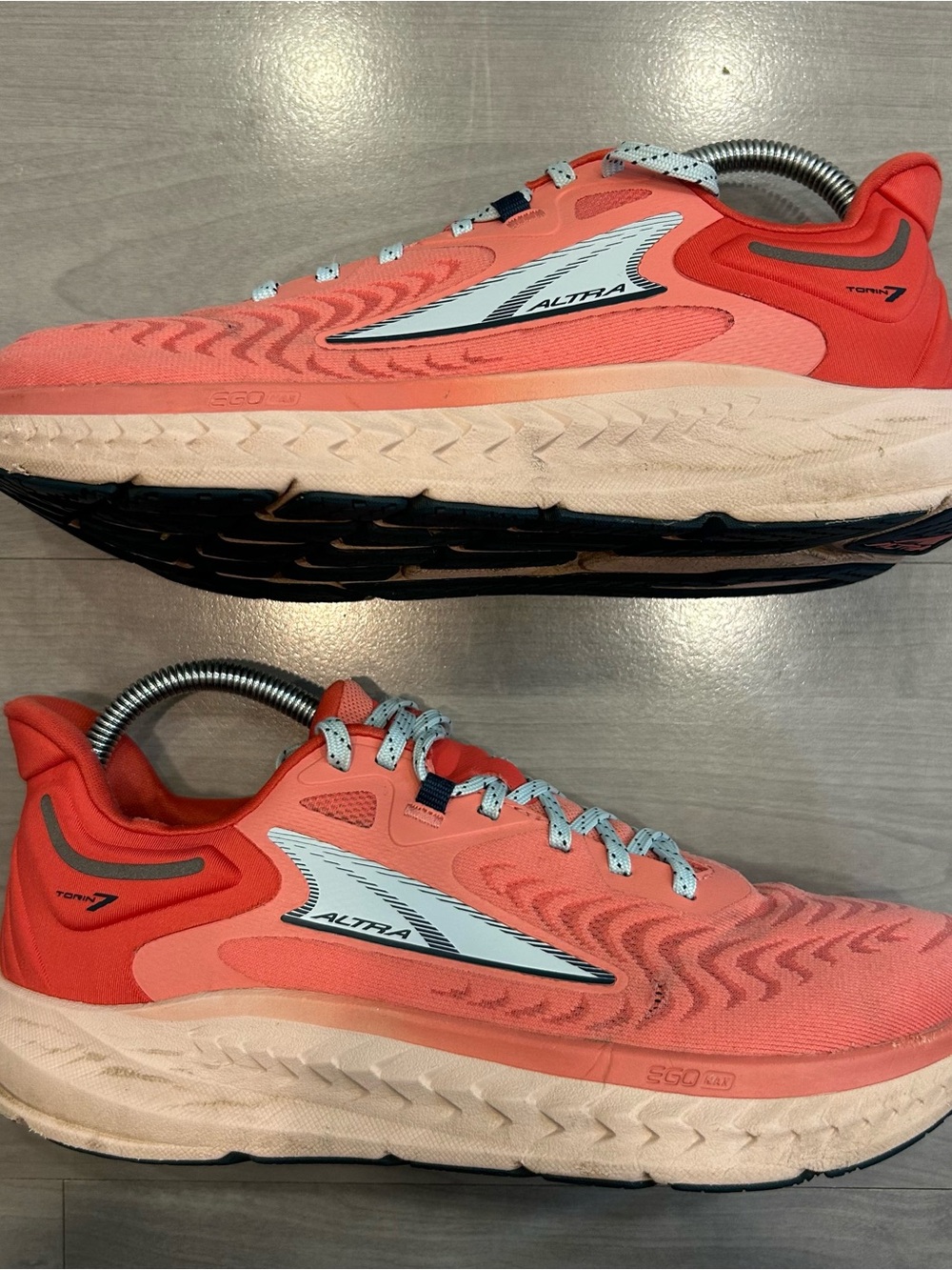 Altra Torin 7 Womens Size 9 Pink Red Athletic Running Walking Shoes Sneakers